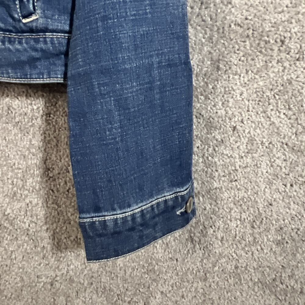 Cosmic Blue Love By Stitch Fix Denim Jean Jacket Womens XS Trucker Long Sleeve - Picture 3 of 13